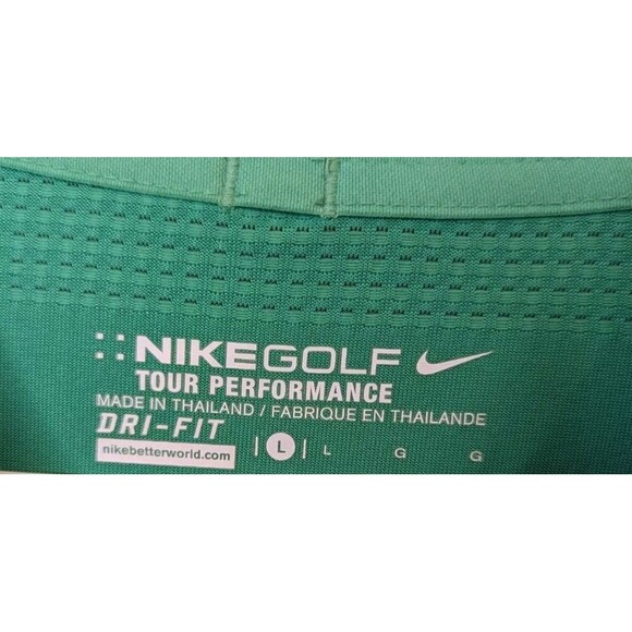 Nike Golf Tour Performance Polo Mint Green Men's Size Large - Picture 5 of 7